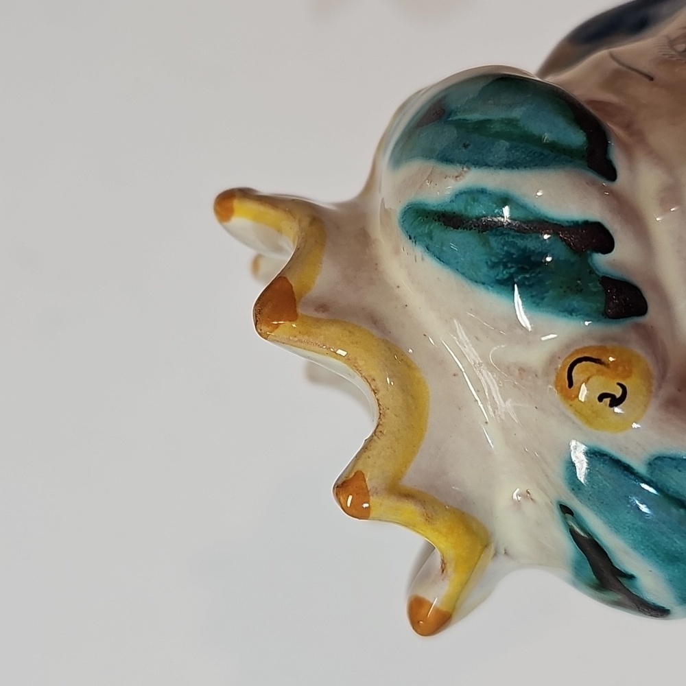 Caltagirone Sicily Italy Queen Moor's Head Small Vase, Signed F. Pistone - Picture 9 of 16